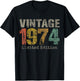 Vintage 1974 Limited Edition 51st Birthday Gifts 51 Year Old T-Shirt - T-Shirt | Black
