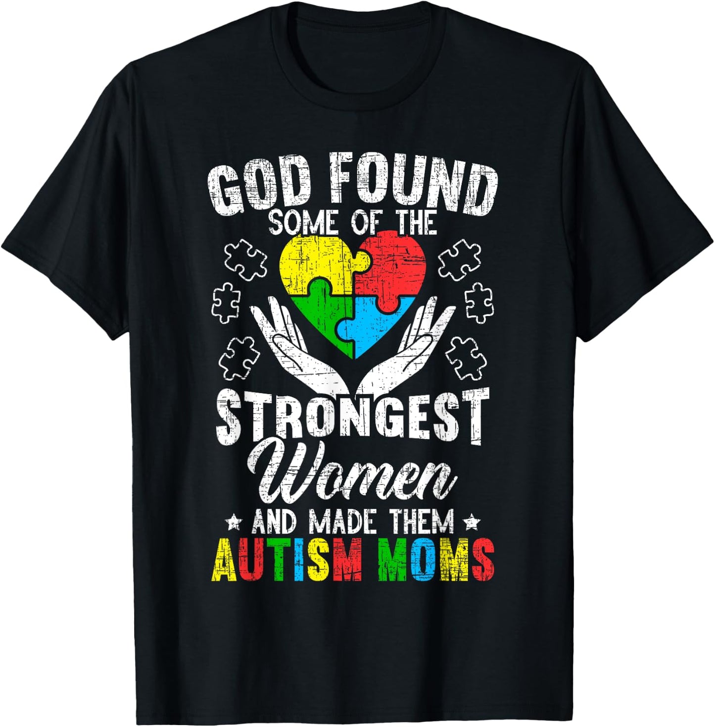Autism Mom ASD Awareness Autism Spectrum Disorder Mother T-Shirt - T-Shirt | Black