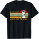 Retro Vintage Funny Love Eat Dirt and Die Trash Lovers Gifts T-Shirt - T-Shirt | Black