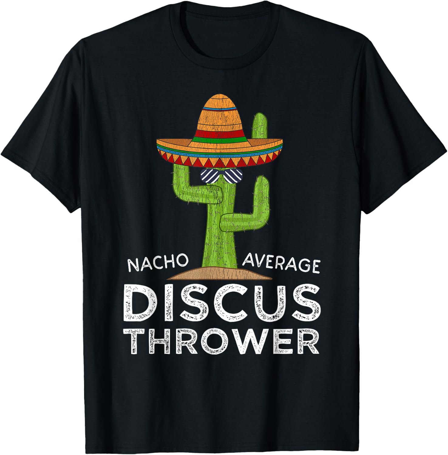Funny Track Discus Throwing Saying For Field Event Throwers T-Shirt - T-Shirt | Black