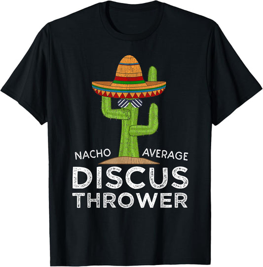 Funny Track Discus Throwing Saying For Field Event Throwers T-Shirt - T-Shirt | Black