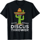 Funny Track Discus Throwing Saying For Field Event Throwers T-Shirt - T-Shirt | Black