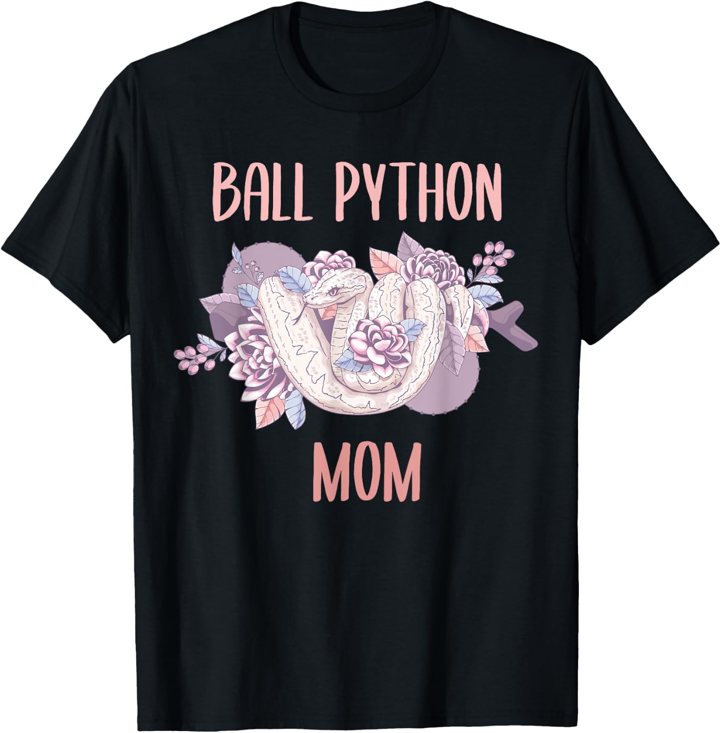 Ball Python Mom Snake Ball Python T-Shirt - T-Shirt | Black