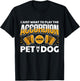 Accordionist Dog Lover & Accordion Player Accordion T-Shirt - T-Shirt | Black
