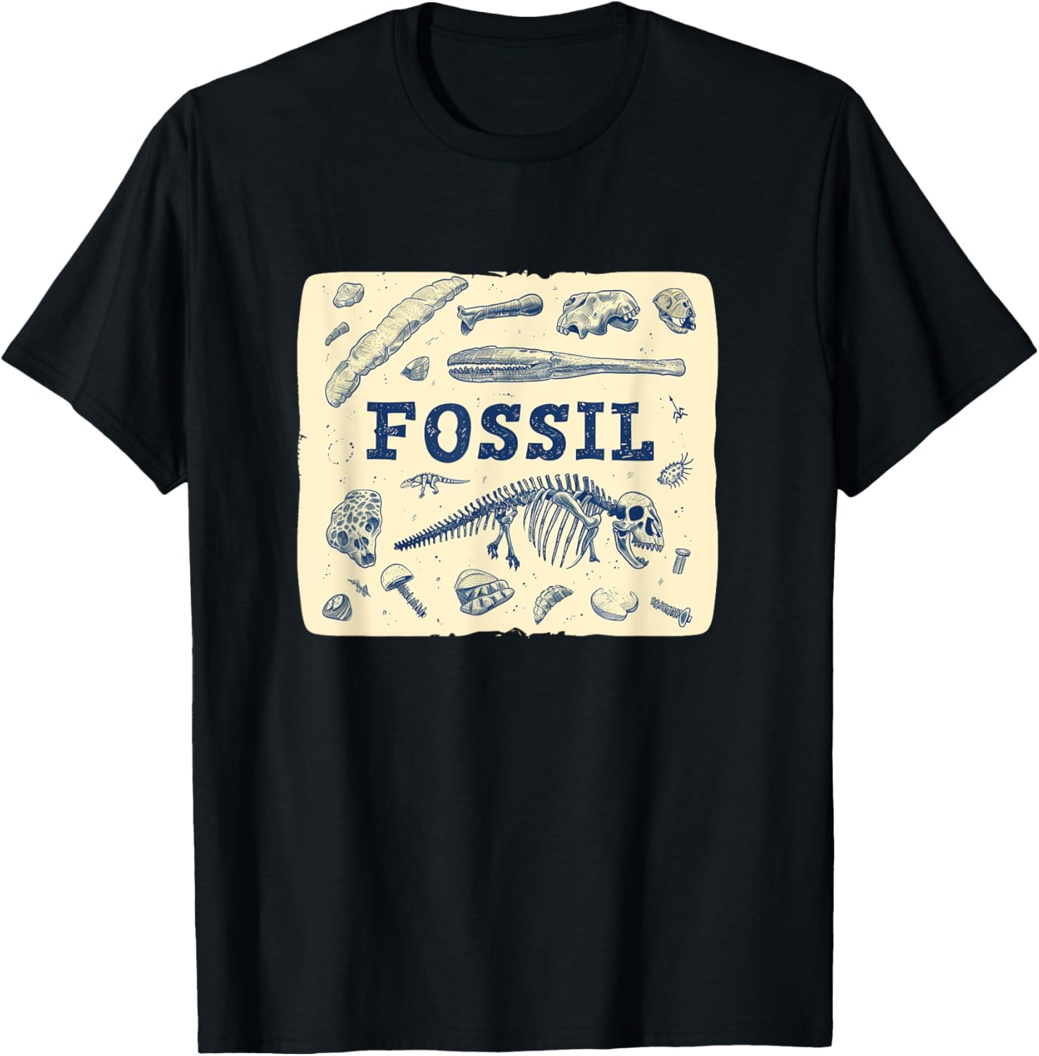 Cool Archaeology Equipment for Fossil Lovers T-Shirt - T-Shirt | Black