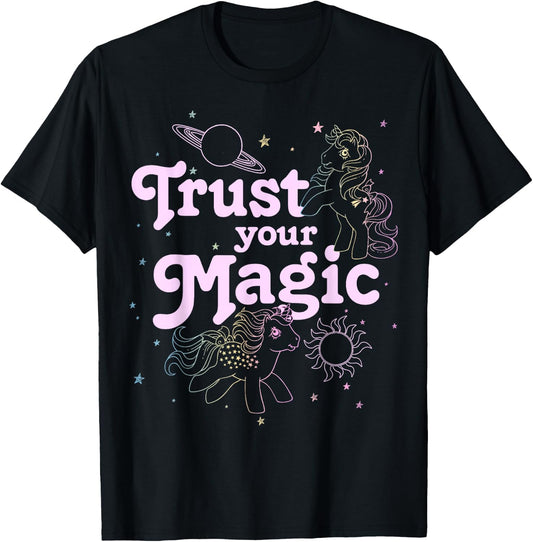 My Little Pony Trust Your Magic Celestial Ponies T-Shirt - T-Shirt | Black