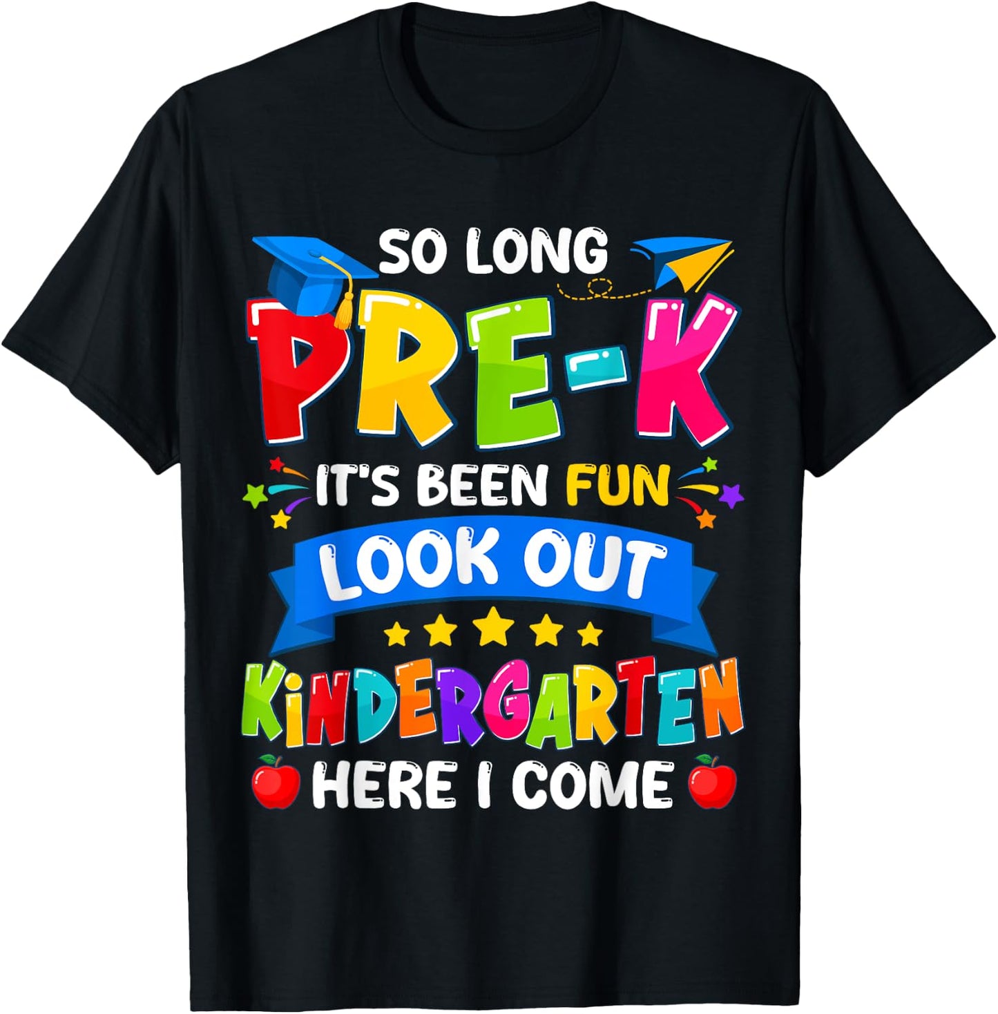 Pre-k Preschool Graduation T-Shirt - T-Shirt | Black