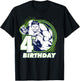 Marvel Avengers Hulk 4th Birthday Badge T-Shirt - T-Shirt | Black