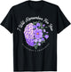 Alzheimer's Awareness I Will Remember For You Brain T-Shirt - T-Shirt | Black