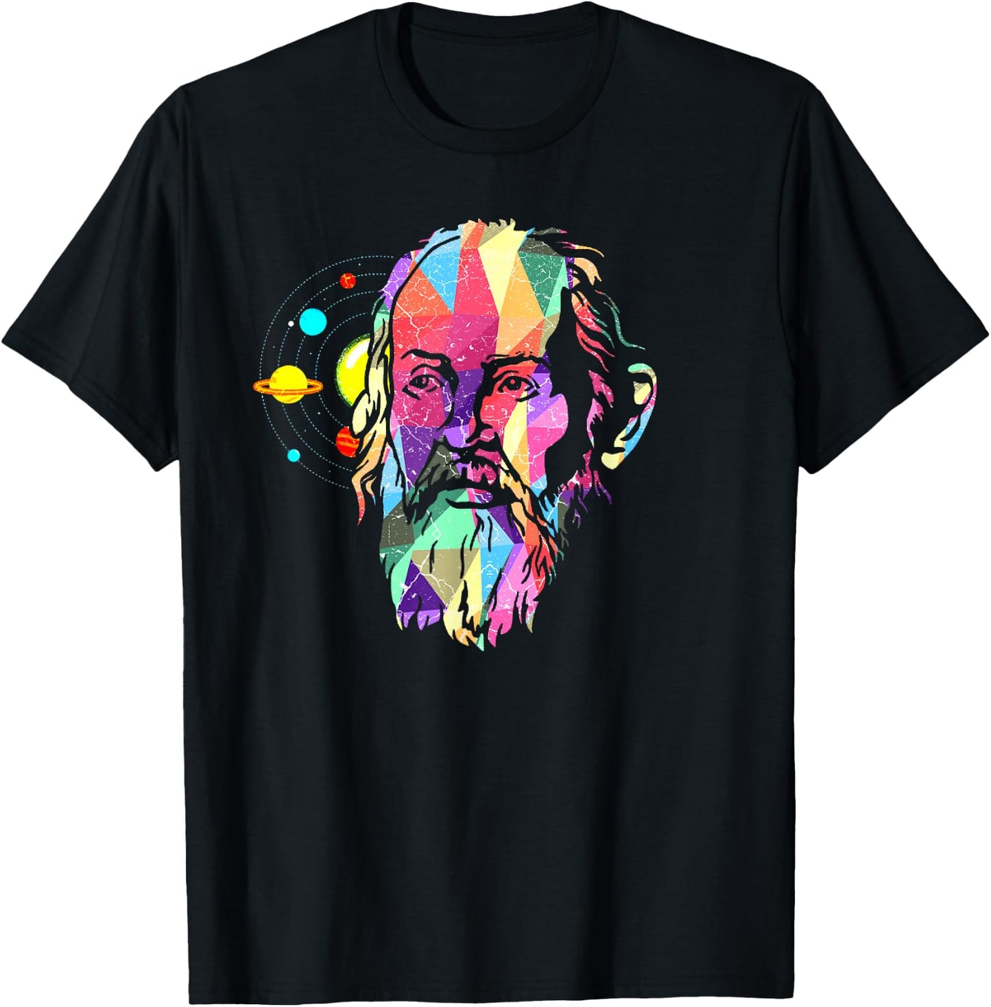 Galileo Galilei Physicist Physics Study Astronomy Gift T-Shirt - T-Shirt | Black