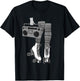 Retro Rollerskates Funny 80's Roller Disco Skating Girl Gift T-Shirt - T-Shirt | Black