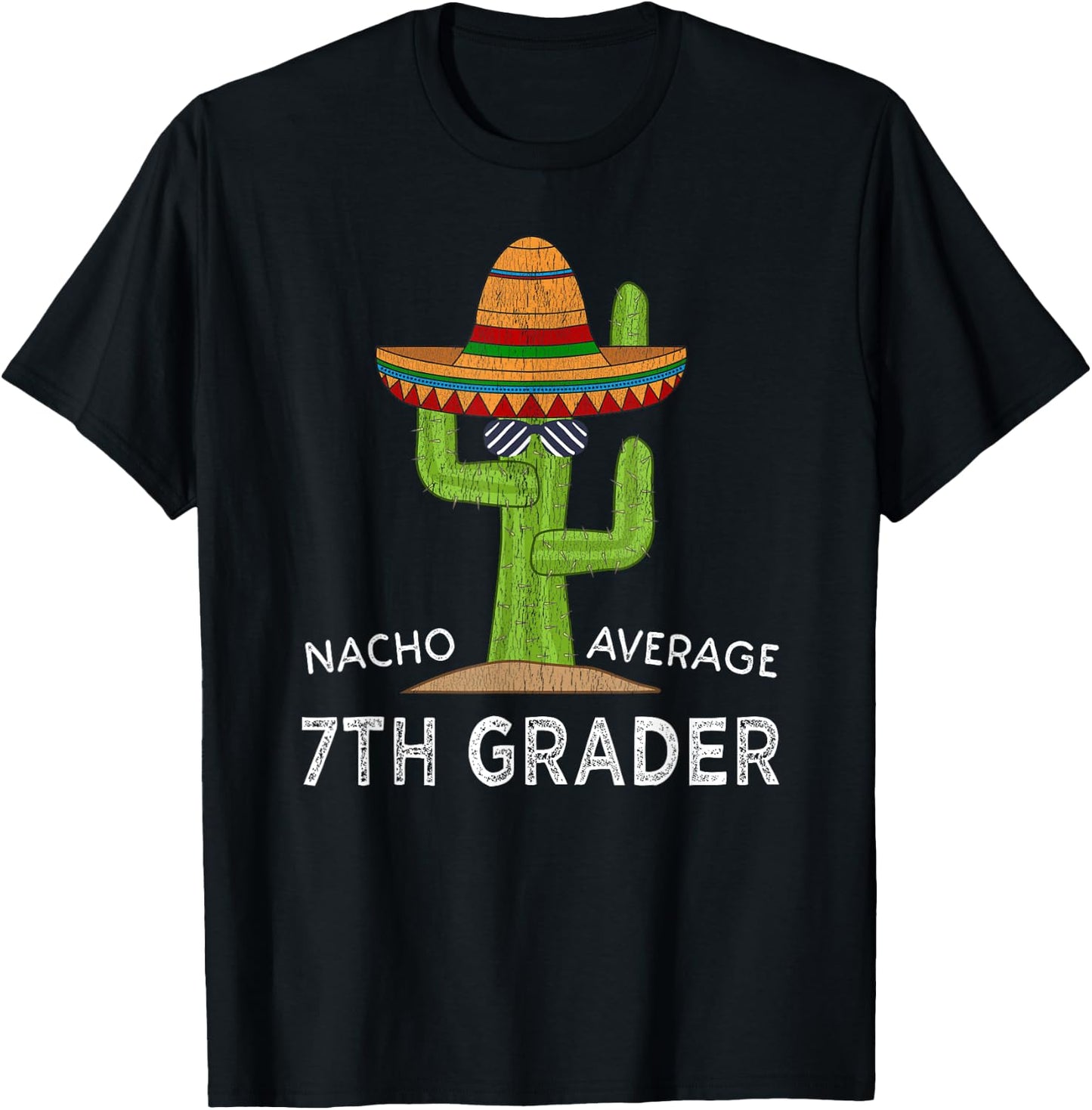 Fun Seventh Grader Back To School | Funny 7th Grade Student T-Shirt - T-Shirt | Black