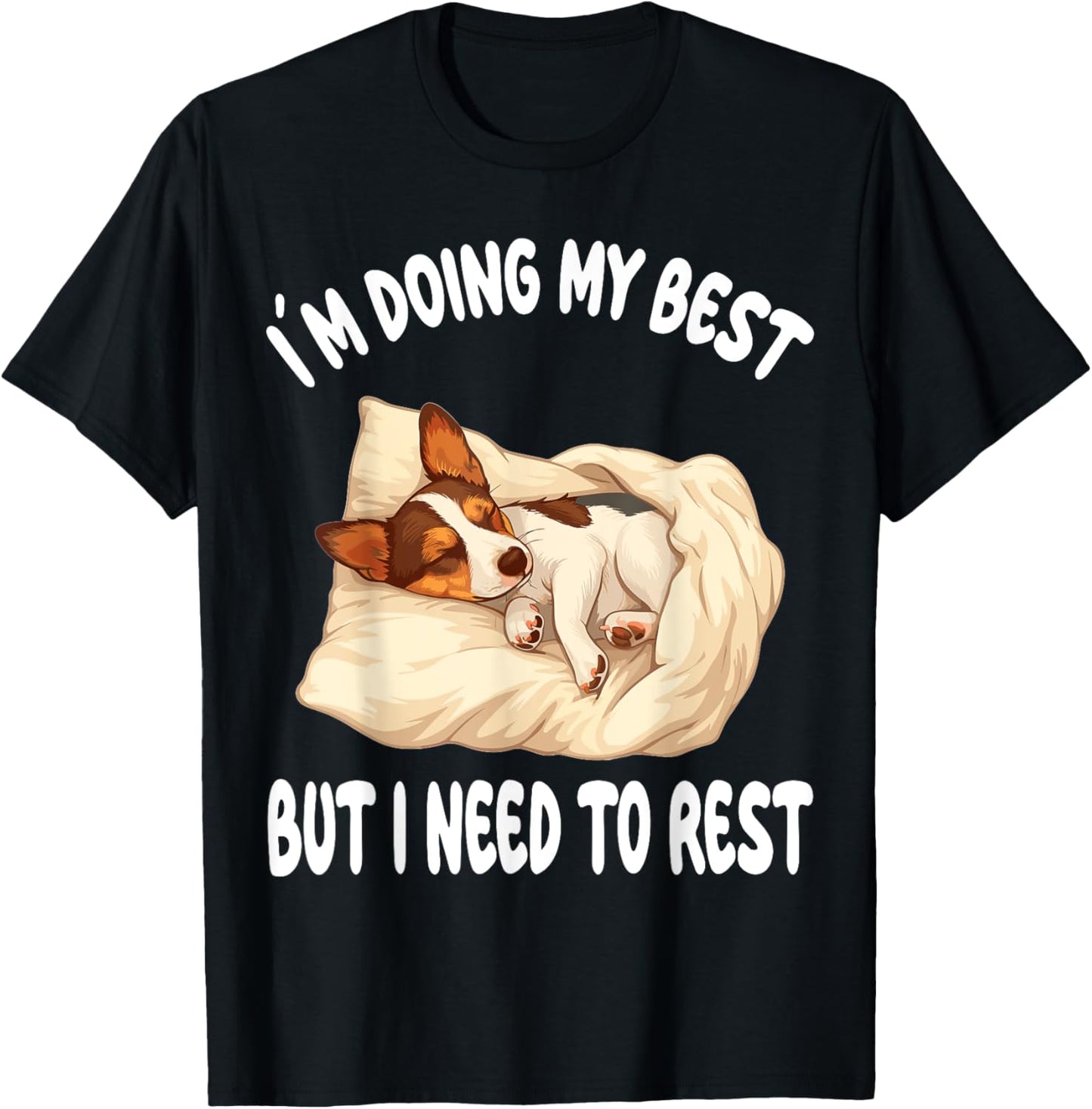 Rat Terrier Official Sleepshirt Pajamas Nightgown T-Shirt - T-Shirt | Black