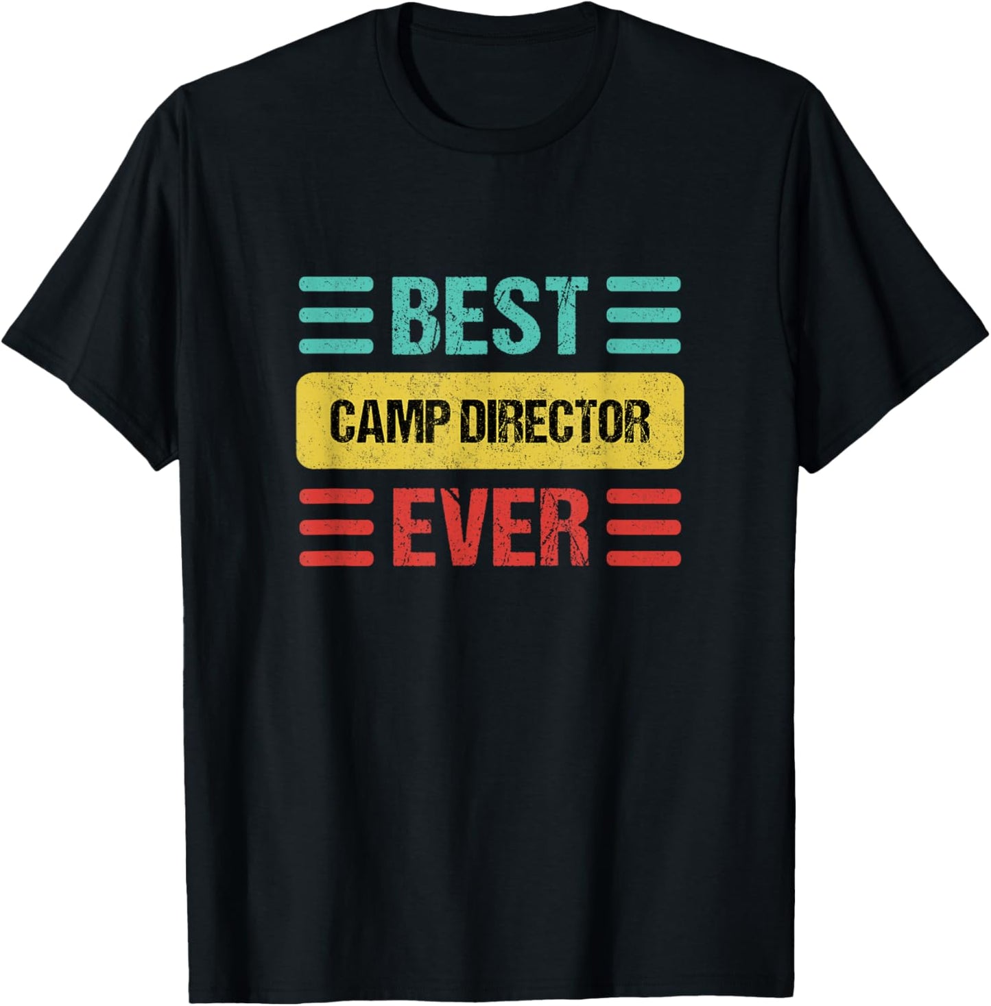 Camp Director T-Shirt - T-Shirt | Black