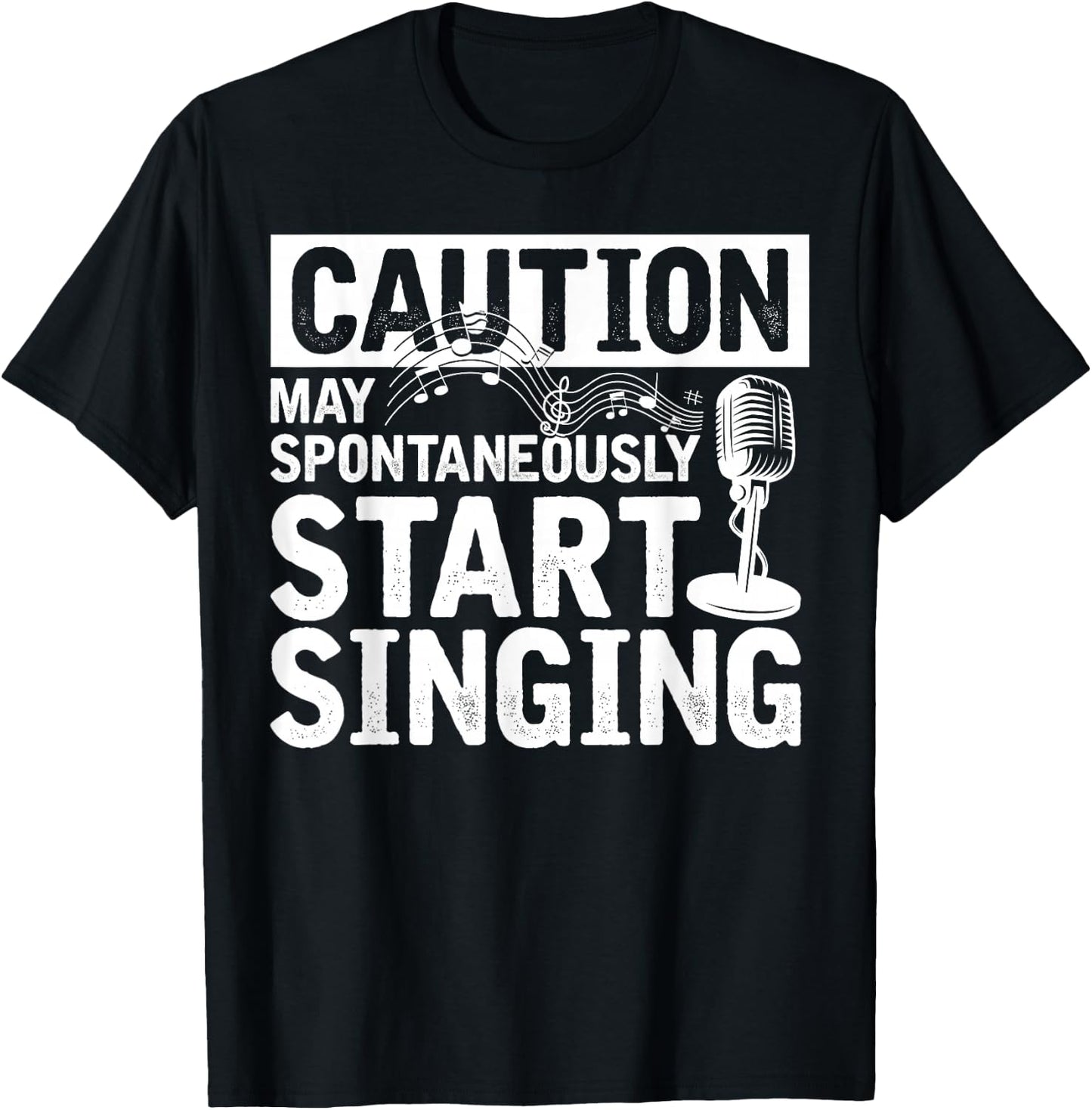 Theatre Stage Singer Musician Gift Funny Musical T-Shirt - T-Shirt | Black