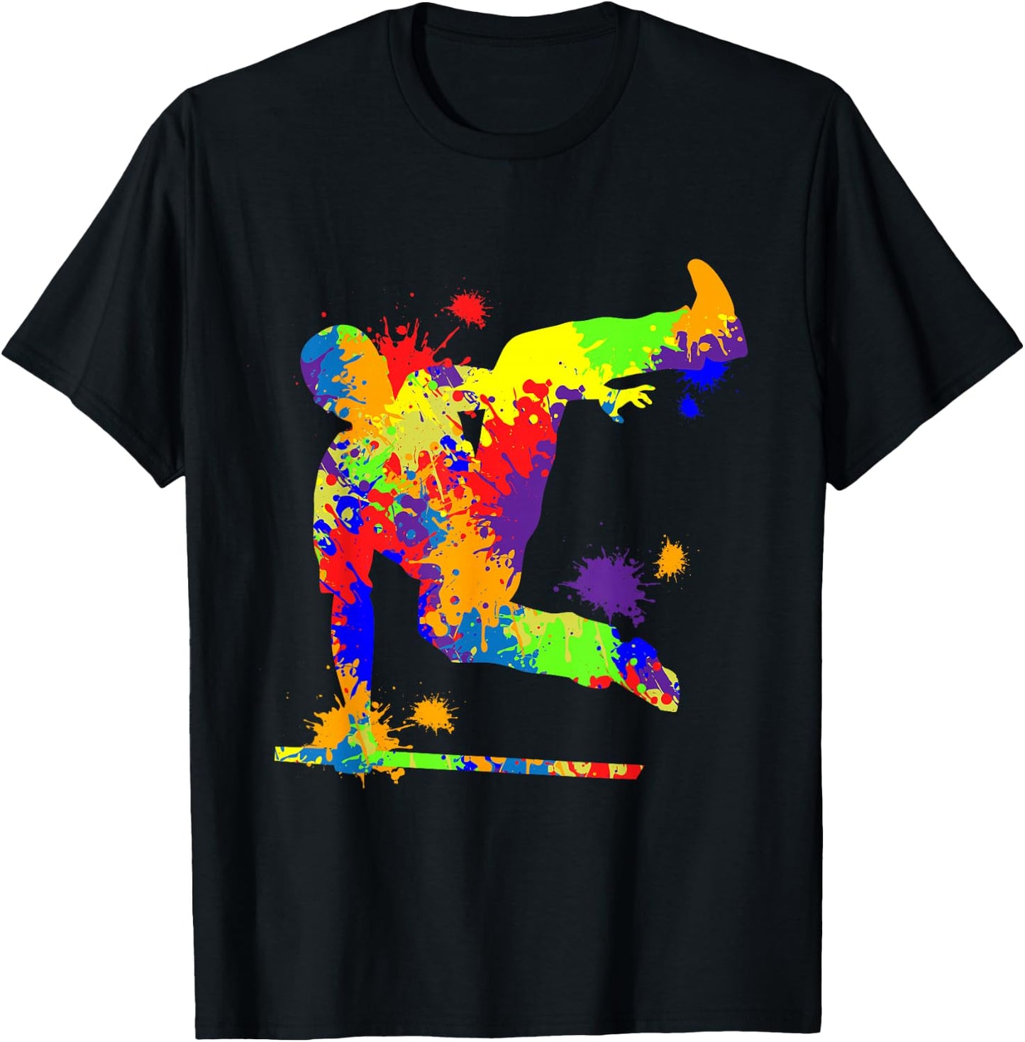 Parkour Freerunning Freerunner Traceur Kids Boys T-Shirt - T-Shirt | Black