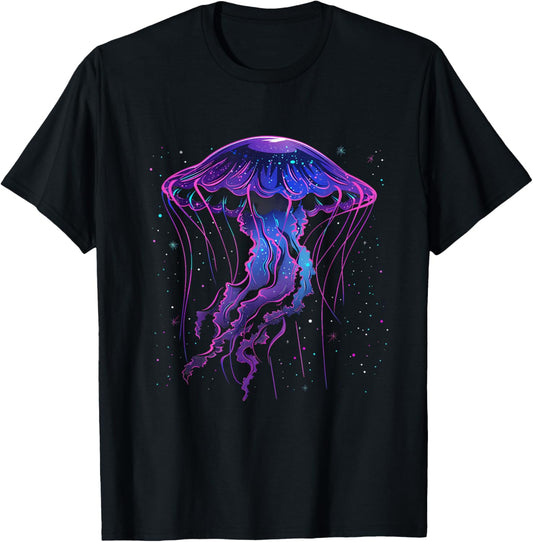 Jellyfish Sea Ocean Jellyfish Artwork Ocean Sea Animal Lover T-Shirt - T-Shirt | Black