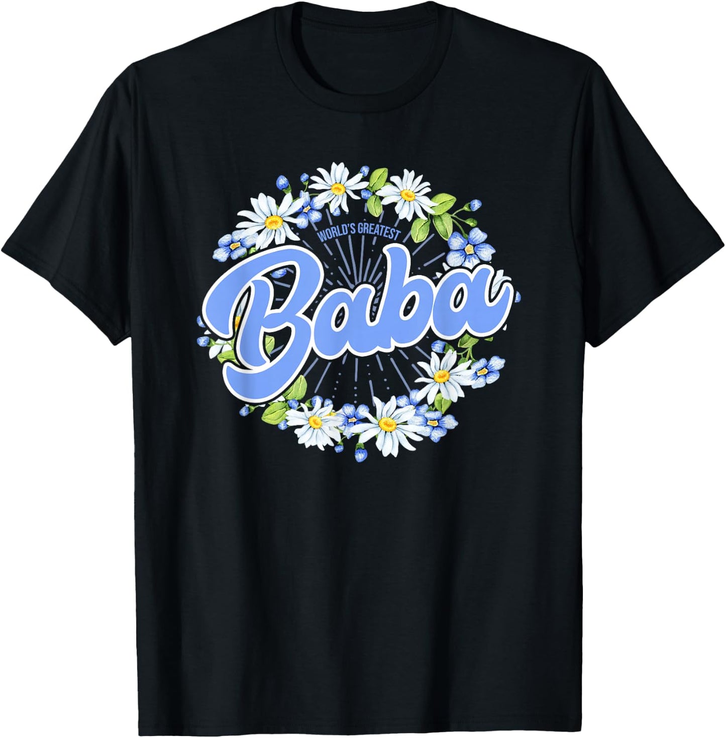 World's Greatest Baba - Gift Serbian Grandma T-Shirt - T-Shirt | Black