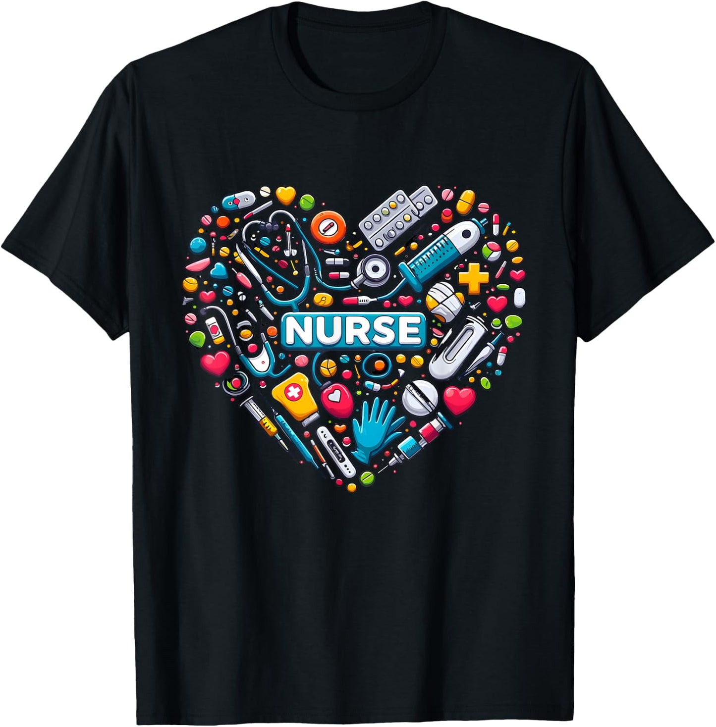 NURSE'S DAY Nurse Life NURSE WEEK 2024 T-Shirt - T-Shirt | Black