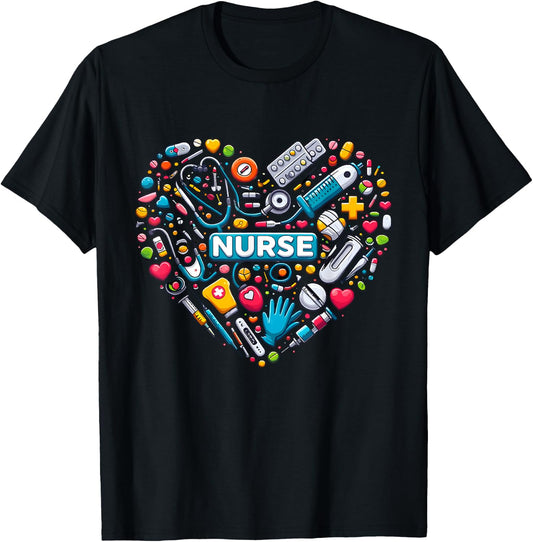 NURSE'S DAY Nurse Life NURSE WEEK 2024 T-Shirt - T-Shirt | Black
