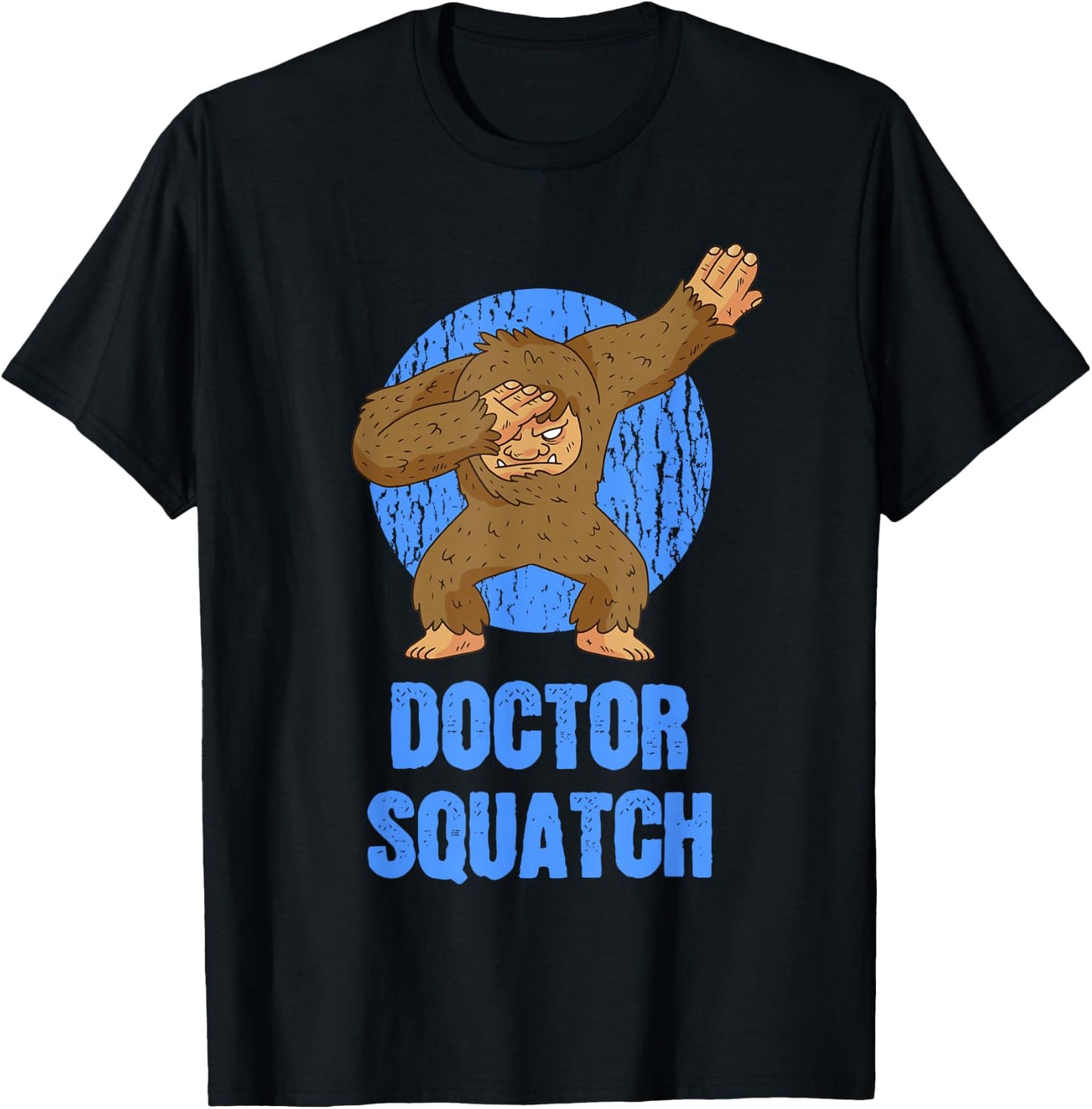 Dabbing Sasquatch - Doctor Squatch T-Shirt - T-Shirt | Black
