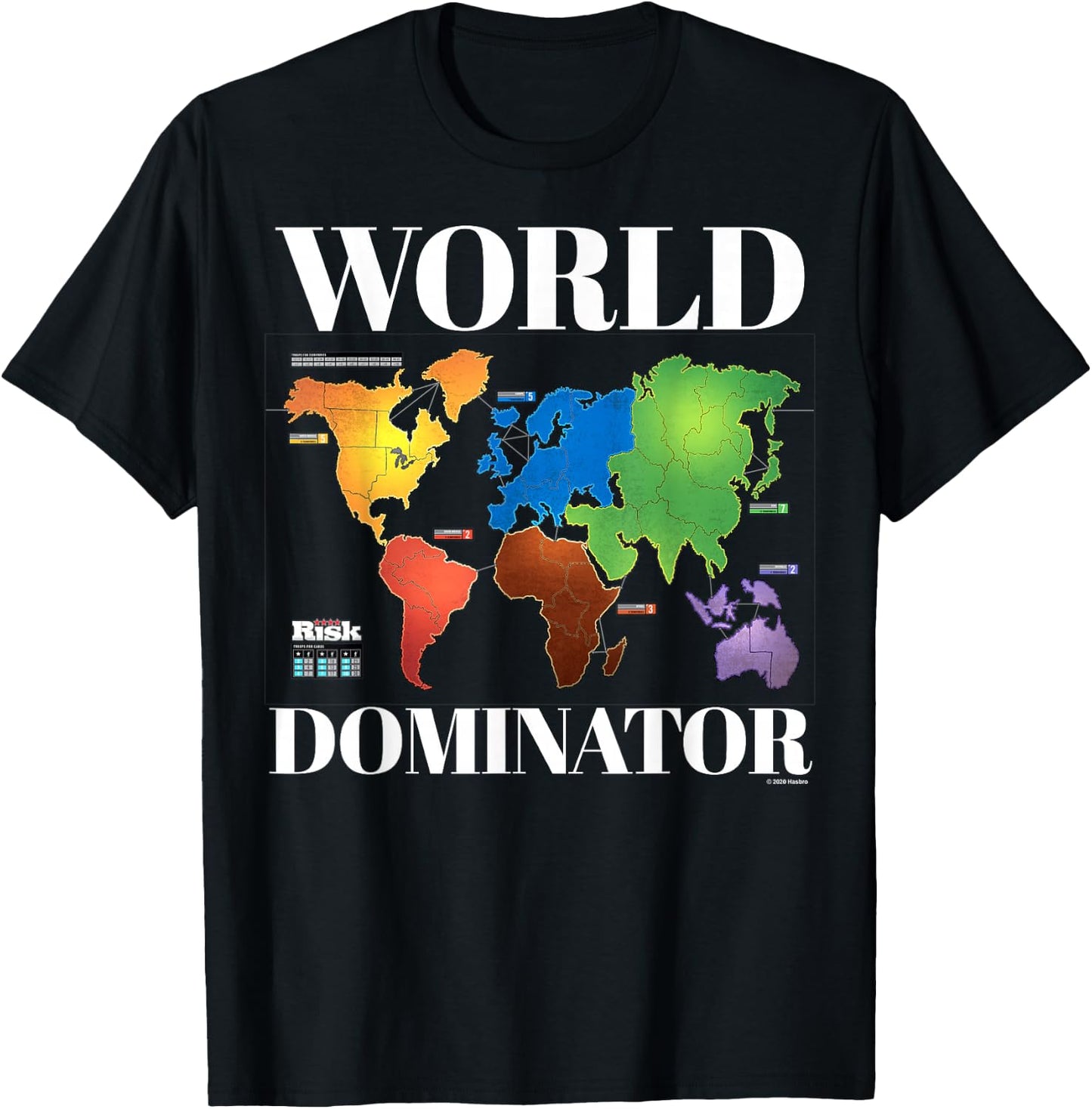 Risk World Dominator T-Shirt - T-Shirt | Black