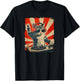 Funny DJ Cat Disco Sound Tech Headphone Music T-Shirt - T-Shirt | Black