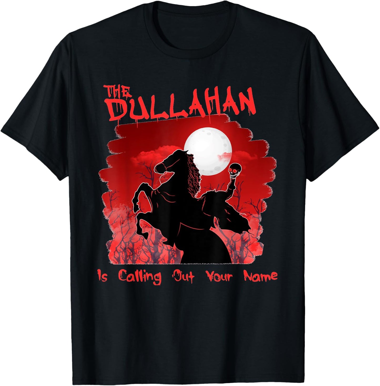 The Dullahan Horseman Celtic Mythology Lovers for Samhain T-Shirt - T-Shirt | Black