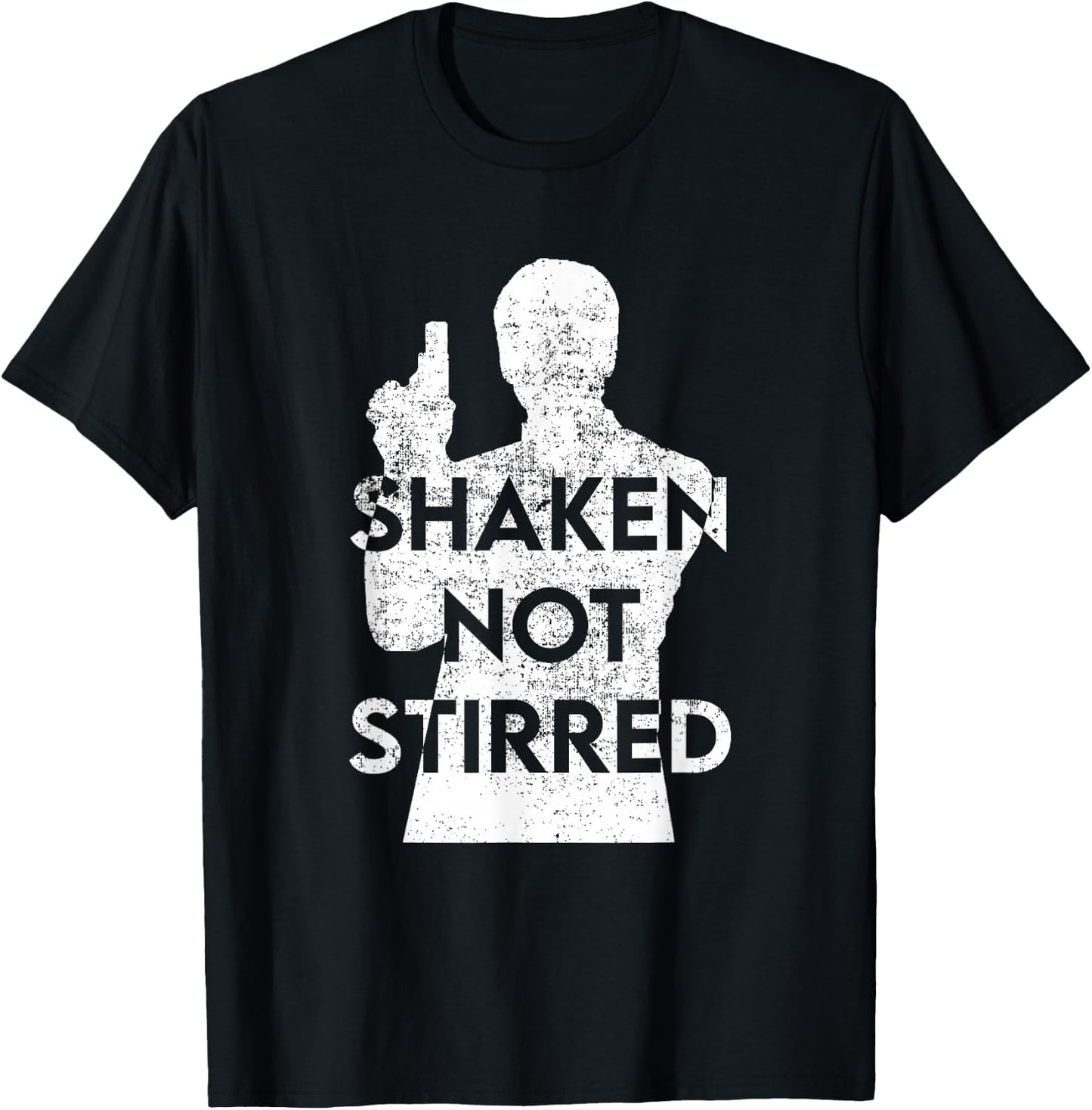 Shaken Not Stirred Funny Cosplay Gift T-Shirt - T-Shirt | Black