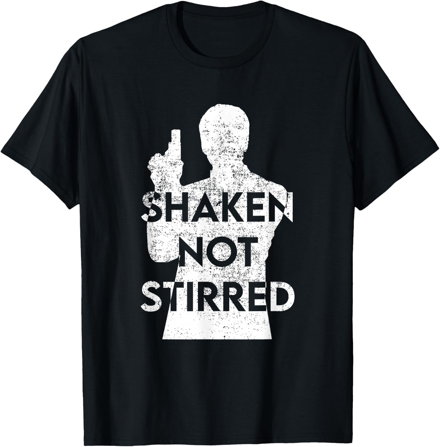 Shaken Not Stirred Funny Cosplay Gift T-Shirt - T-Shirt | Black