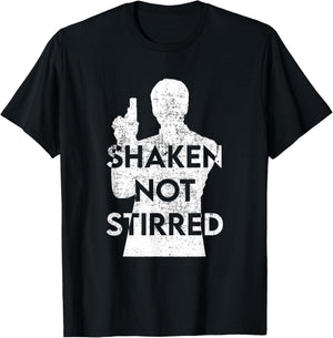 Shaken Not Stirred Funny Cosplay Gift T-Shirt - T-Shirt | Black