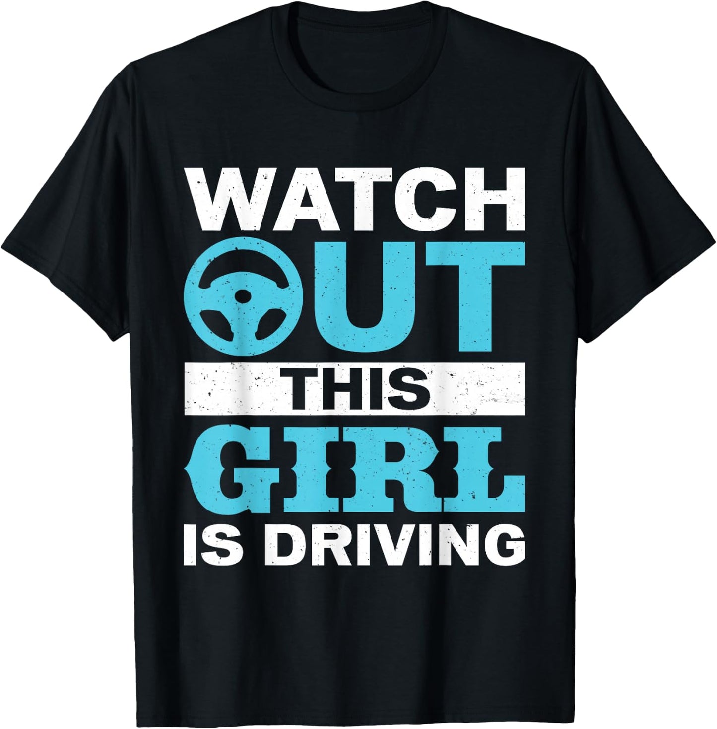New Driver Gifts Funny Shirt for Teen Girls and Boys Student T-Shirt - T-Shirt | Black