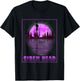 Siren Head and a Purple Full Moon T-Shirt - T-Shirt | Black