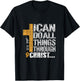 I can do all things through Christ T-Shirt - T-Shirt | Black