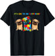 It's Ok to Be Different Three Pugs Autism Awareness T-Shirt - T-Shirt | Black
