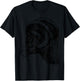 Bighorn Sheep Head and Horns T-Shirt - T-Shirt | Black