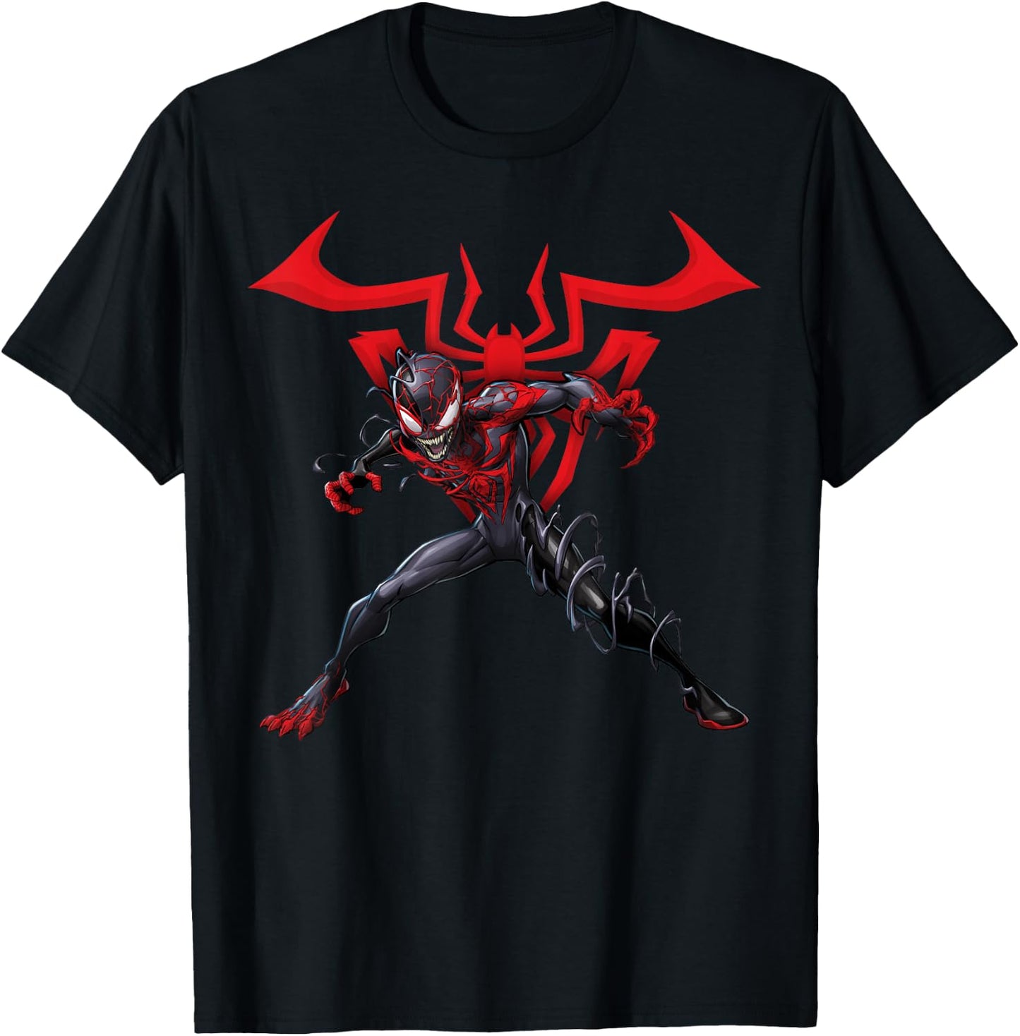 Marvel Spider-Man Maximum Venom Miles Morales Portrait T-Shirt - T-Shirt | Black