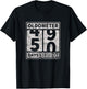 50th Birthday Gift Funny Oldometer 49-50 T-Shirt - T-Shirt | Black