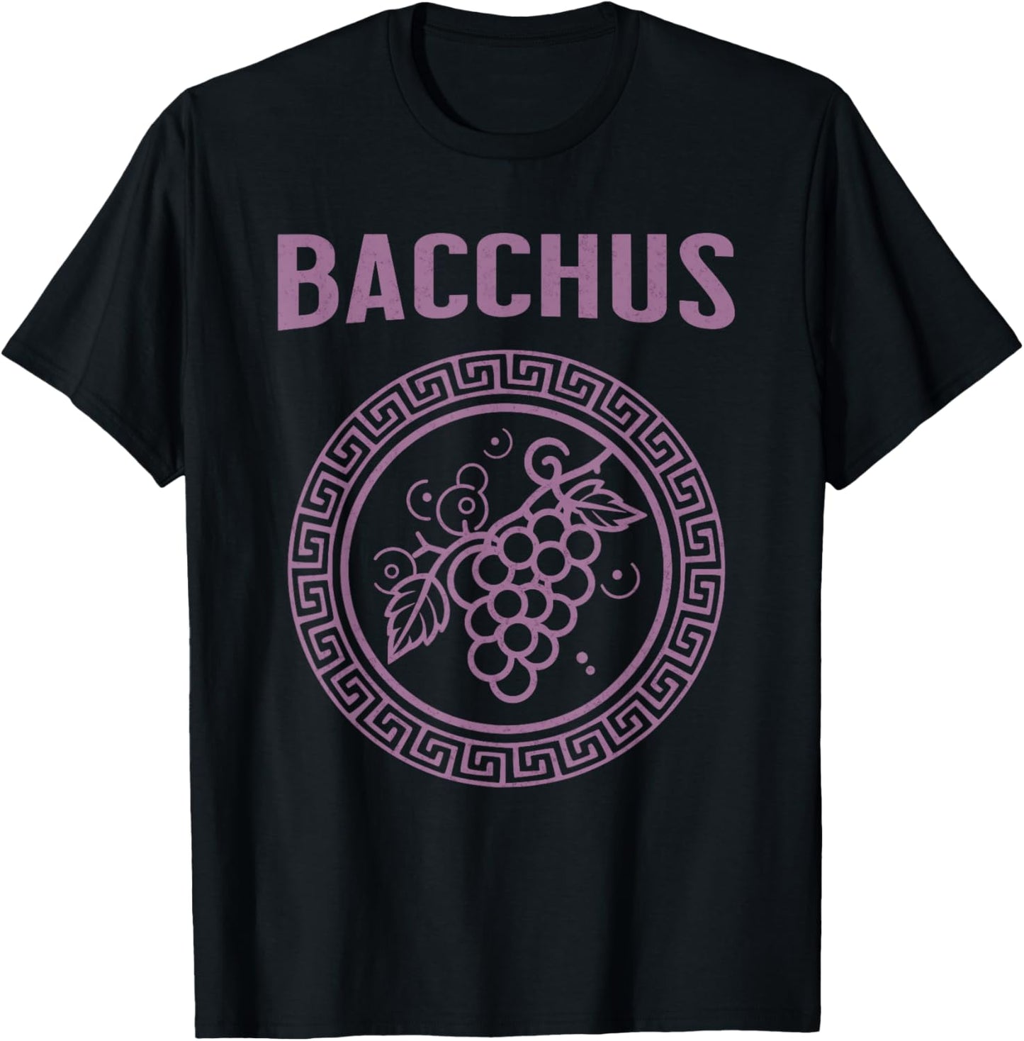 Ancient Roman God Bacchus T-Shirt - T-Shirt | Black