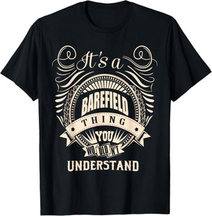 It is a BAREFIELD thing Gifts T-Shirt - T-Shirt | Black