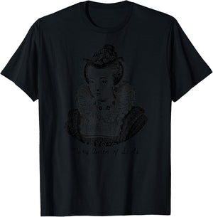 England Royalty Mary Queen Of Scots Gift T-Shirt - T-Shirt | Black