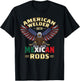 USA American Welder With Mexican Rods Cool Bald Eagle T-Shirt - T-Shirt | Black
