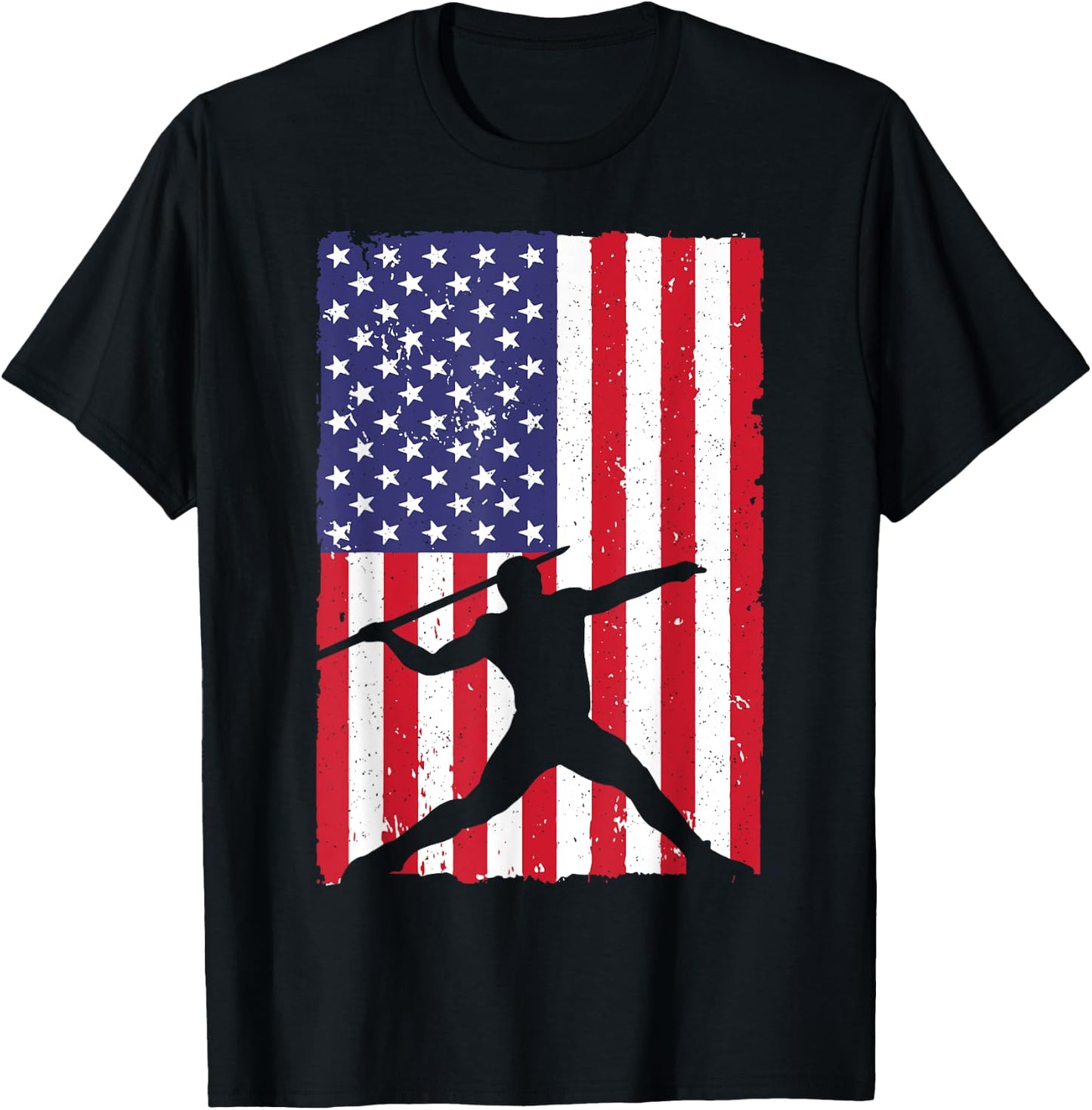 Javelin Throwing Art Women Track And Field Javelin T-Shirt - T-Shirt | Black