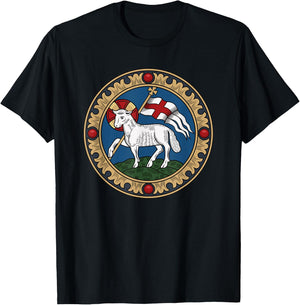 Agnus Dei Lamb of God Jesus Christ T-Shirt - T-Shirt | Black