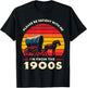 Please Be Patient With Me I'm From The 1900's,vintage design T-Shirt - T-Shirt | Black