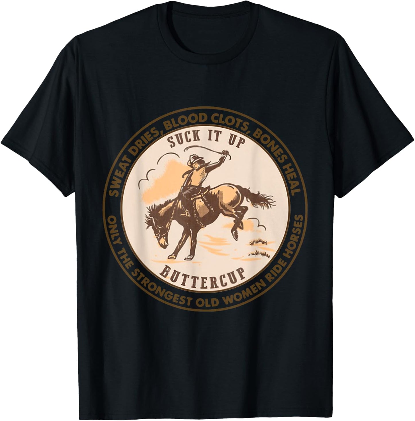 Sweat Dries Blood Clots Bones Heal T-Shirt - T-Shirt | Black