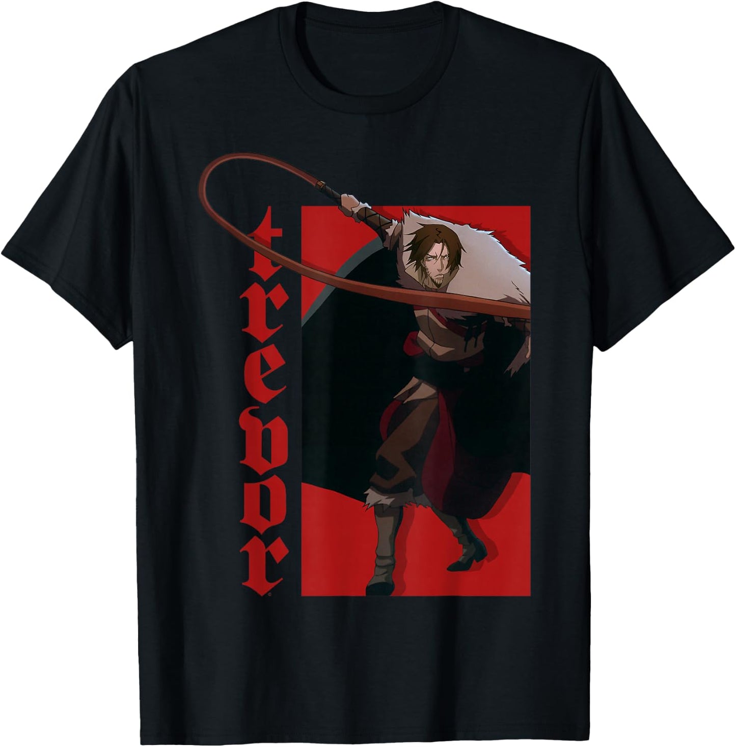 Castlevania Trevor Belmont Character Portrait T-Shirt - T-Shirt | Black