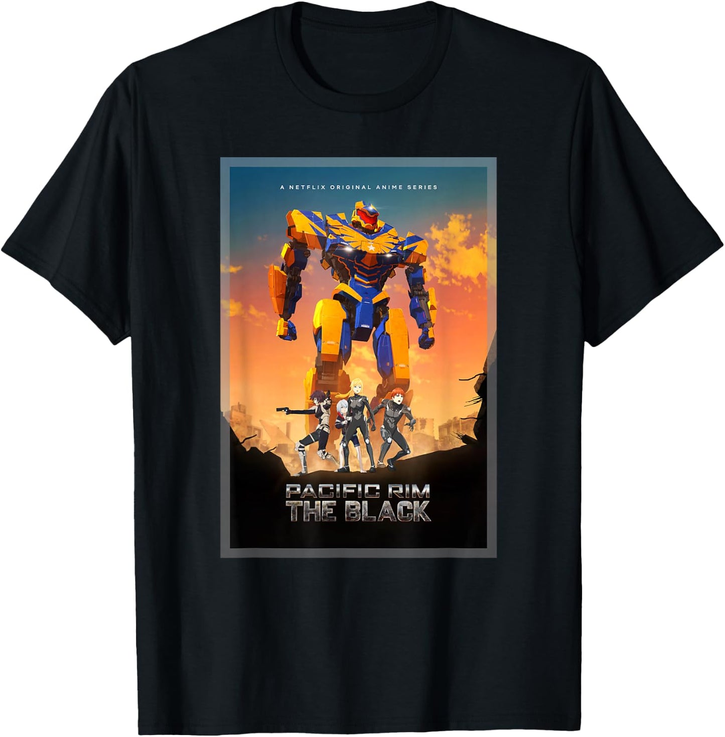 Pacific Rim The Black Poster T-Shirt - T-Shirt | Black