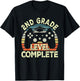 2nd Grade Level Complete Video Game Last Day Of School T-Shirt - T-Shirt | Black