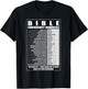Bible Emergency Numbers Religious Christian T-Shirt - T-Shirt | Black